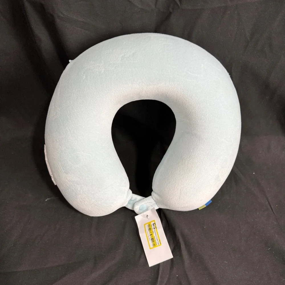 Memory Foam Travel Neck Pillow - Open Story™ - Muddy Aqua